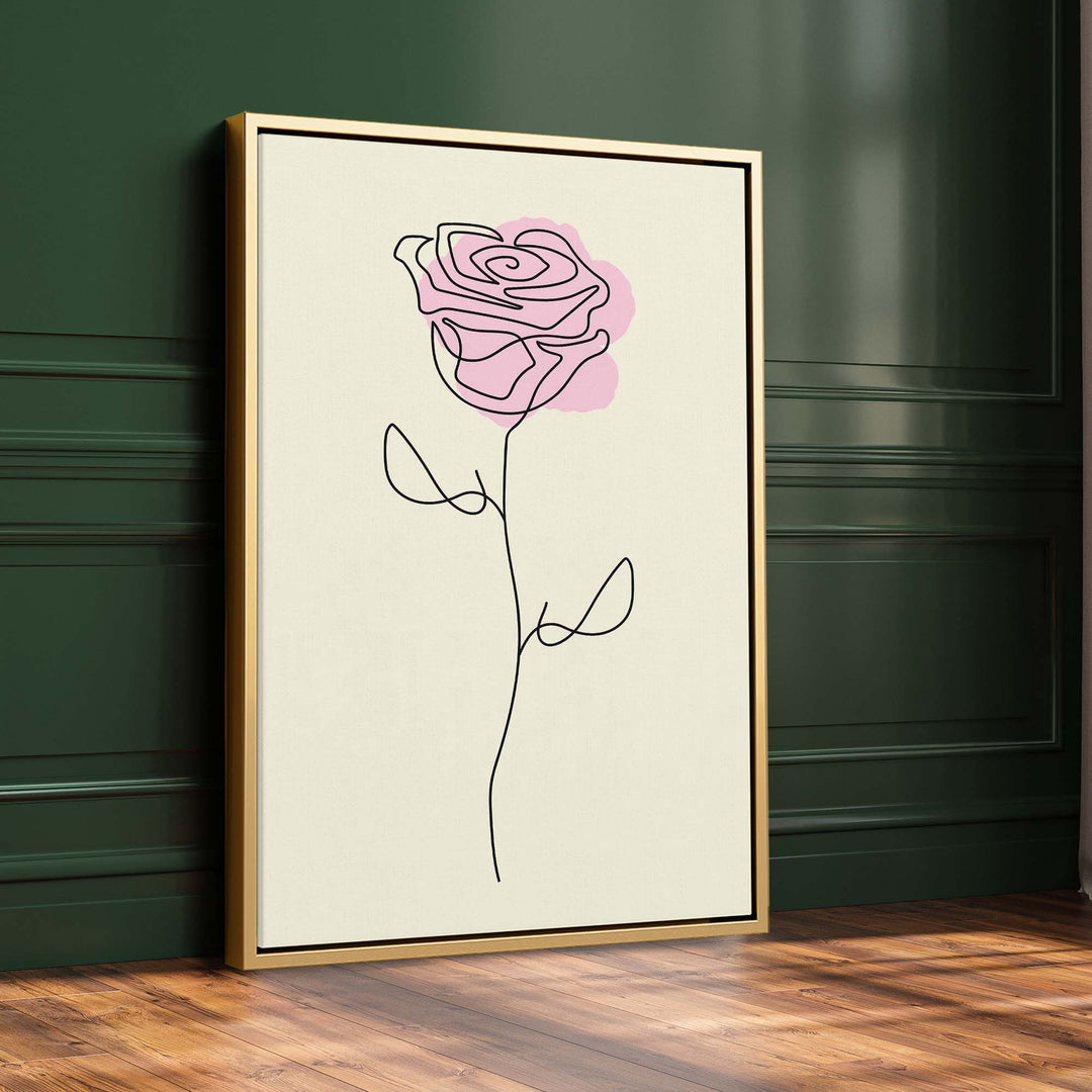 Rose Line Print