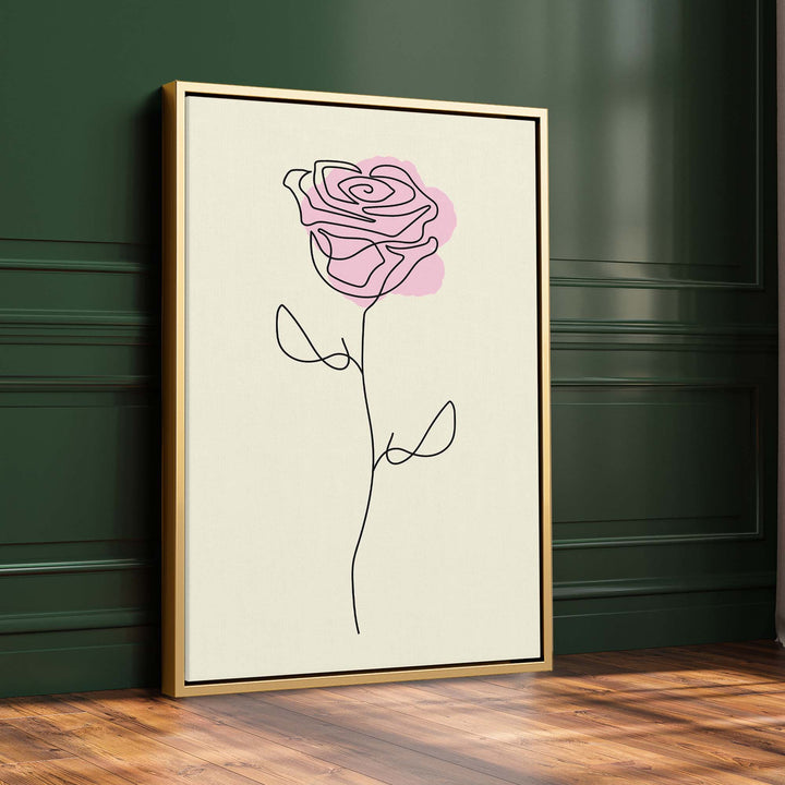 Rose Line Print