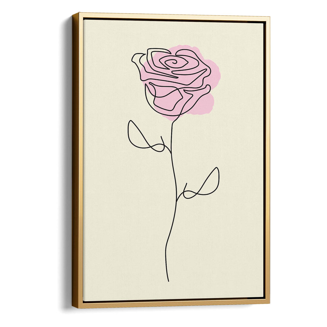 Rose Line Print