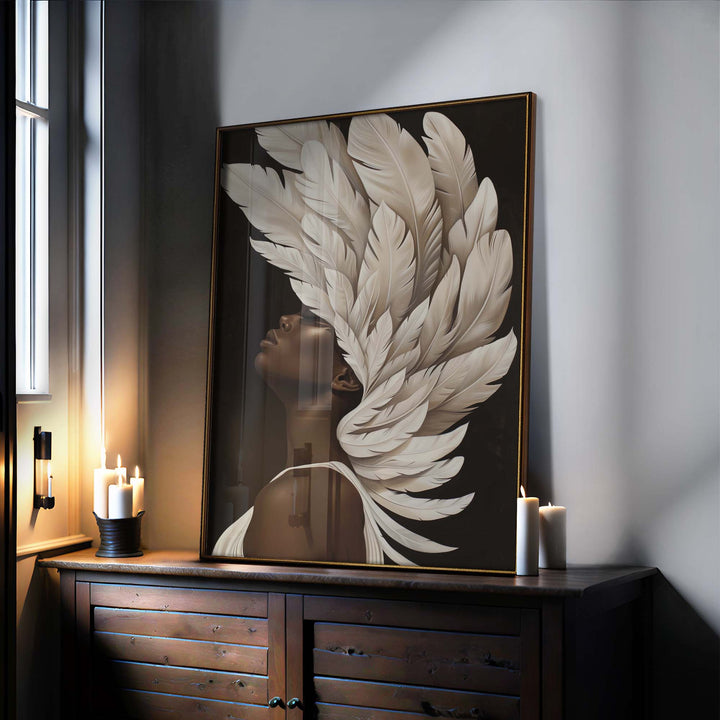 The Quiet Empress Print Wall Art Moncasso