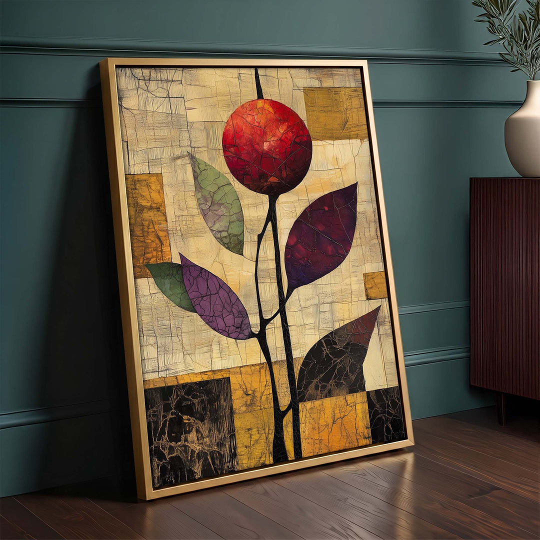 Ruby Pomegranate Print Wall Art Moncasso