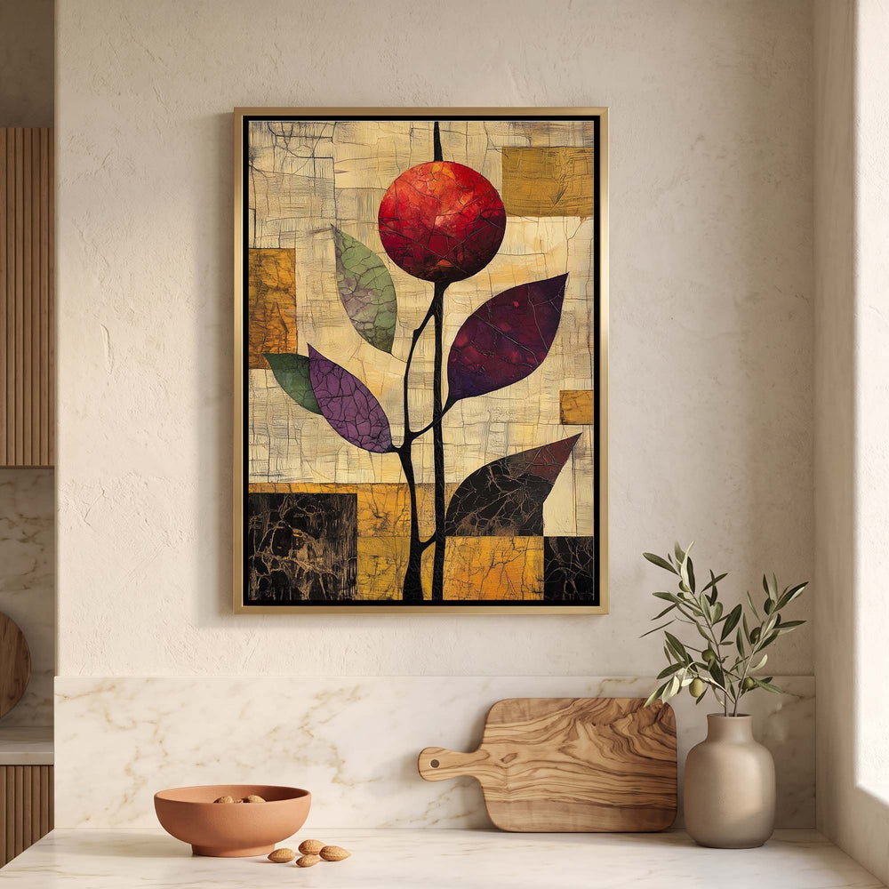 Ruby Pomegranate Print Wall Art Moncasso