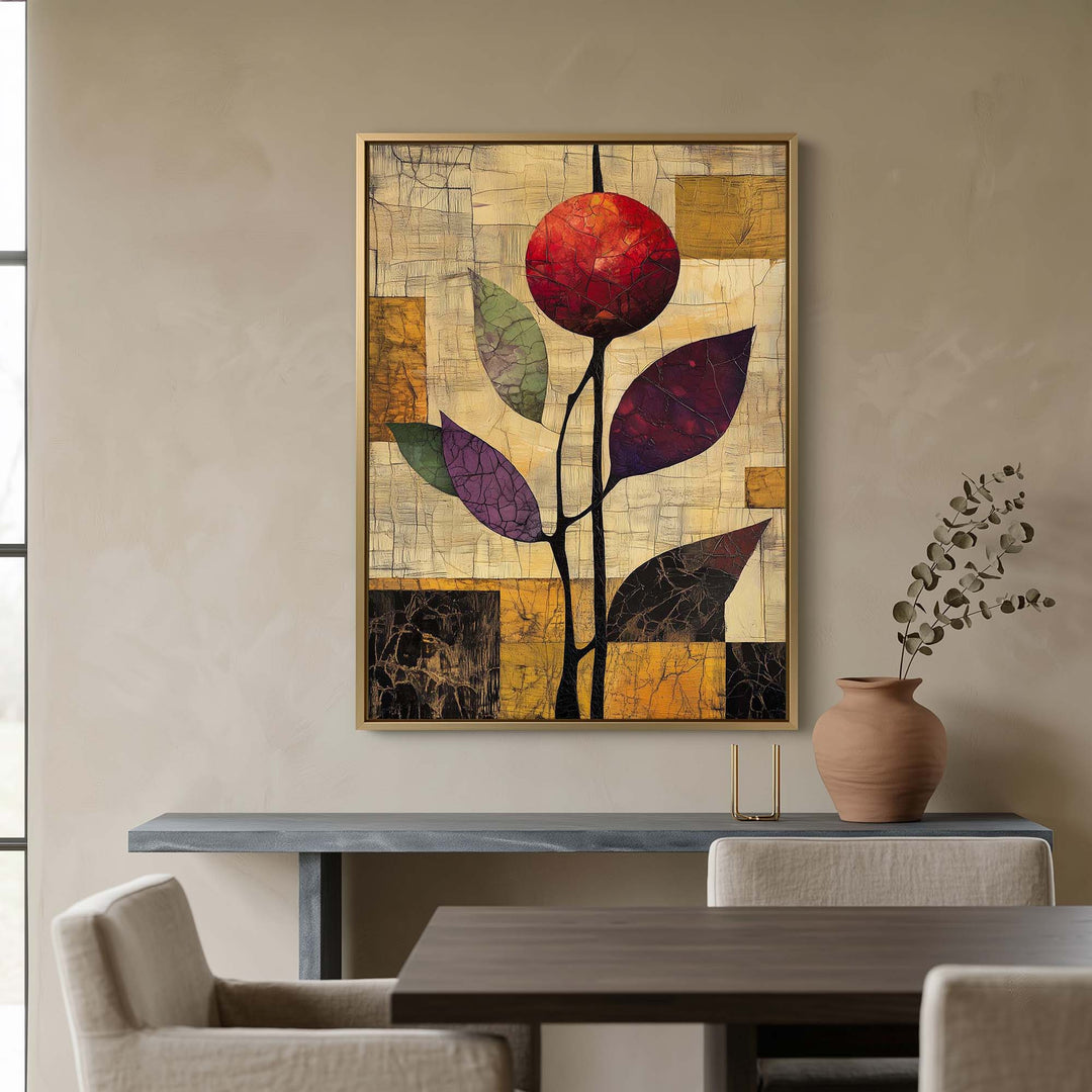 Ruby Pomegranate Print Wall Art Moncasso