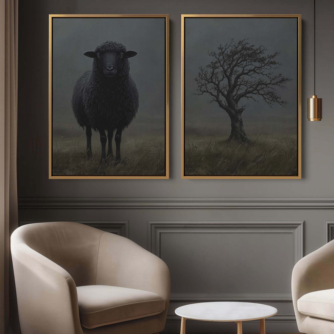 Black Sheep Set of 2 Prints