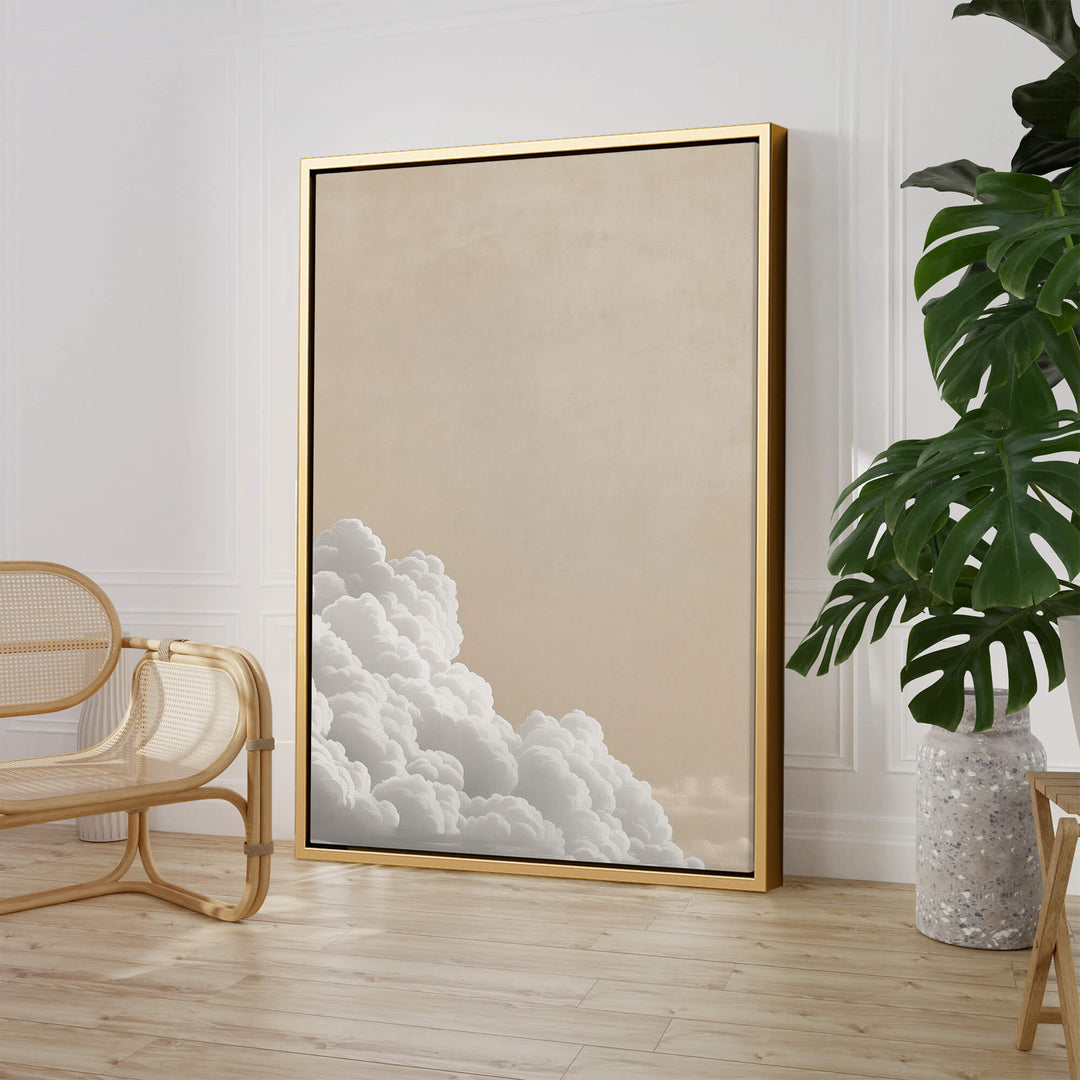 Soft Billowing Cloud Print Wall Art Moncasso
