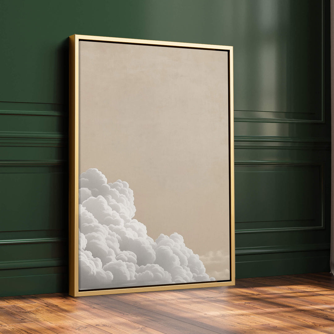 Soft Billowing Cloud Print Wall Art Moncasso