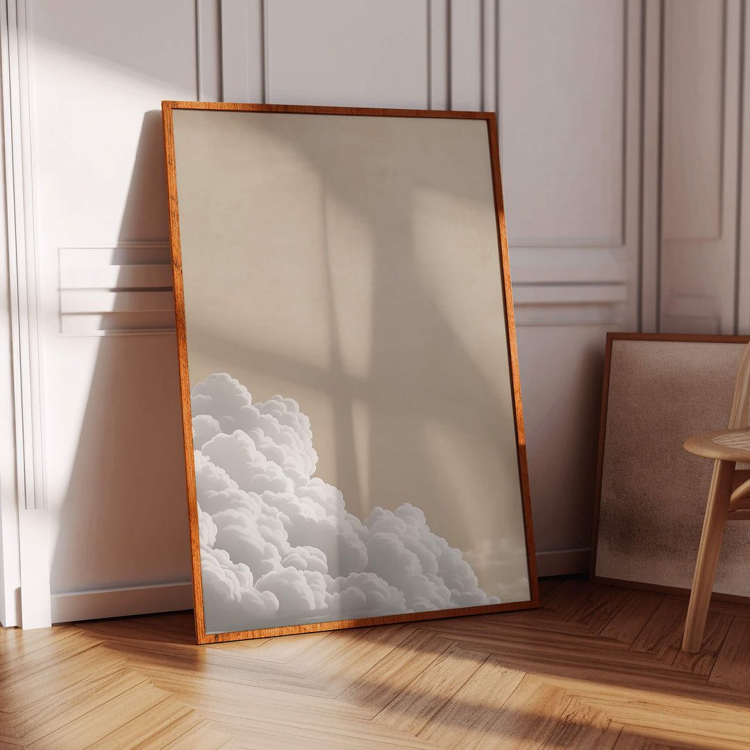 Soft Billowing Cloud Print Wall Art Moncasso