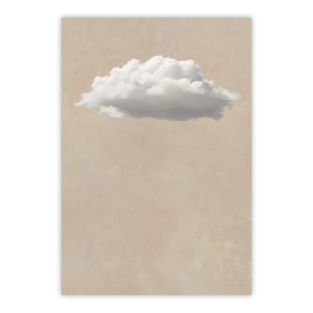 Soft Cloud No1 Print Wall Art Moncasso