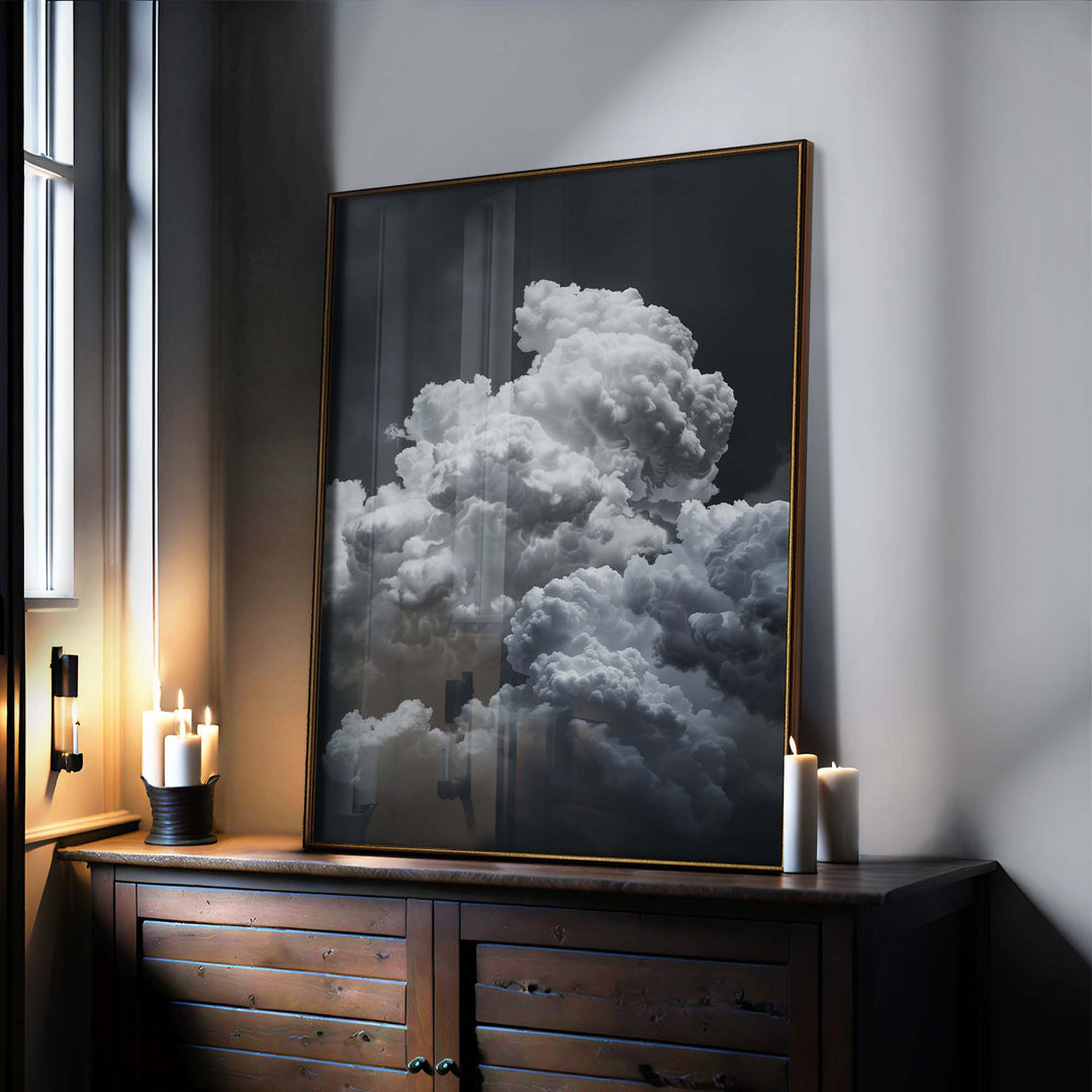 Stormy Cloud No1 Print Wall Art Moncasso