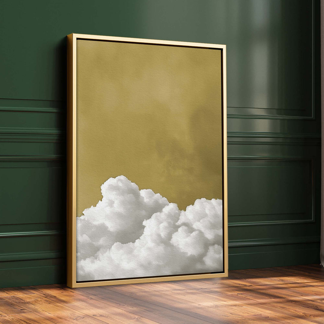 Sunbloom Fluffy Cloud Print Wall Art Moncasso