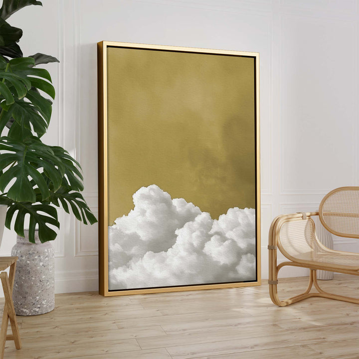 Sunbloom Fluffy Cloud Print Wall Art Moncasso