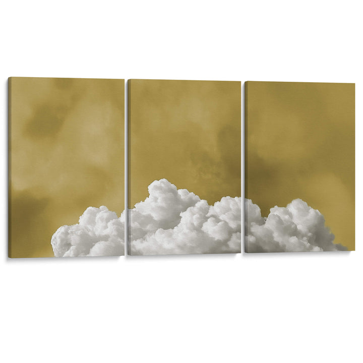 Sunbloom Fluffy Cloud Set of 3 Print Wall Art Moncasso