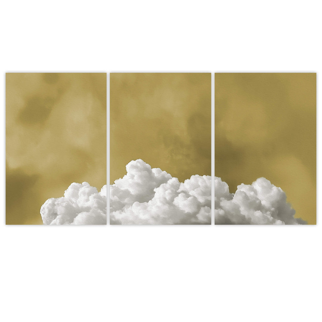 Sunbloom Fluffy Cloud Set of 3 Print Wall Art Moncasso