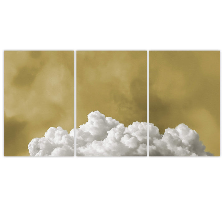 Sunbloom Fluffy Cloud Set of 3 Print Wall Art Moncasso