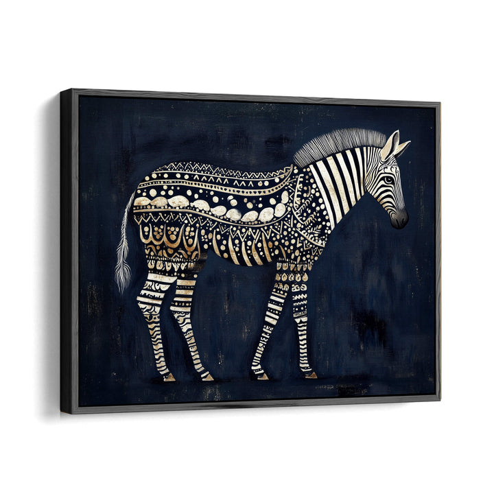 The Jaali Zebra Print Wall Art Moncasso