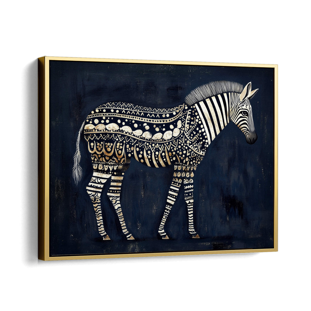 The Jaali Zebra Print Wall Art Moncasso