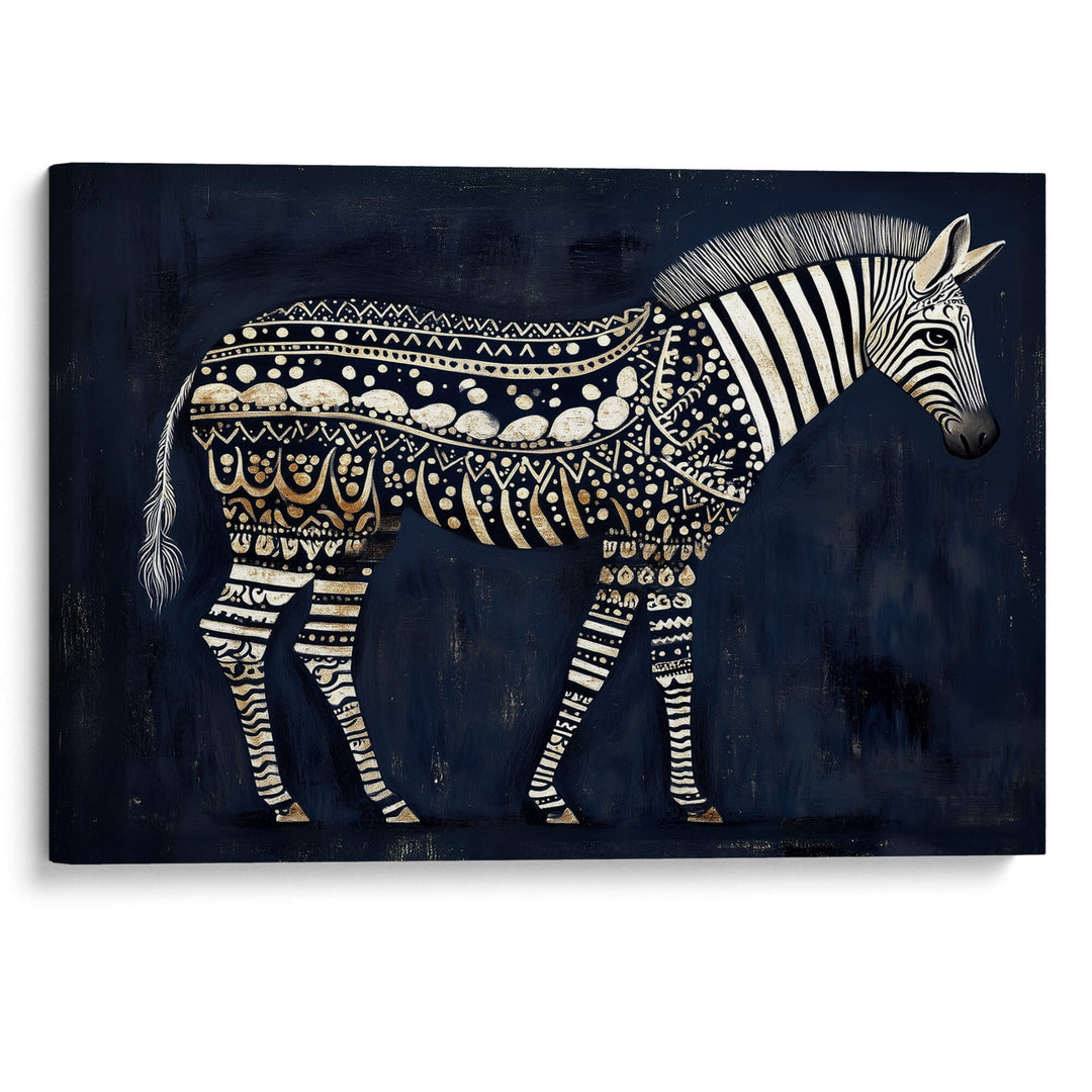The Jaali Zebra Print Wall Art Moncasso
