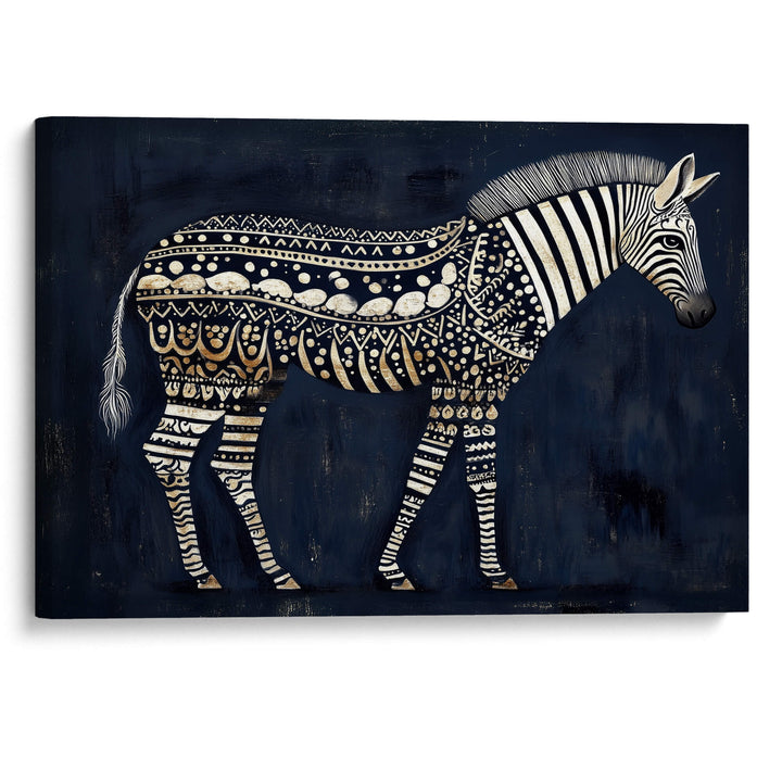 The Jaali Zebra Print Wall Art Moncasso
