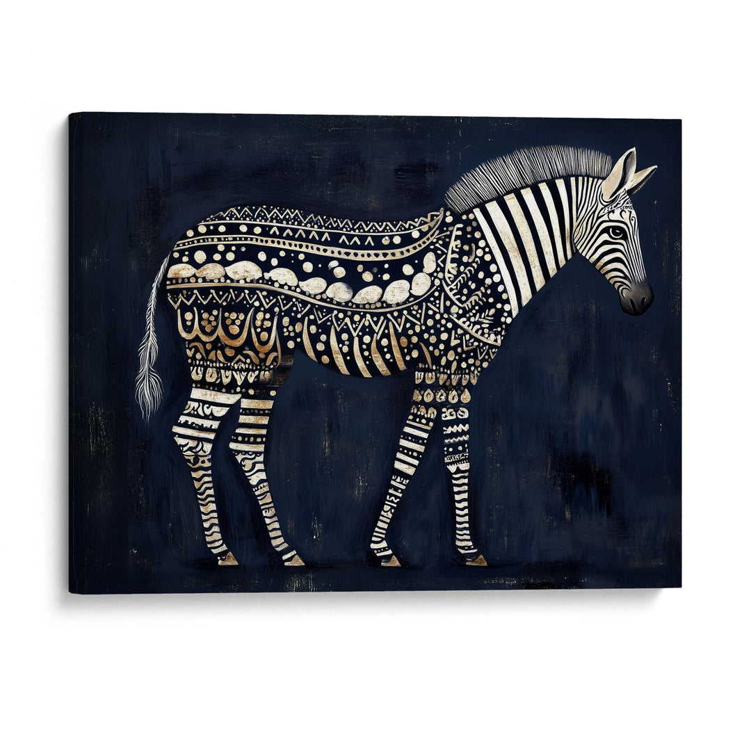 The Jaali Zebra Print Wall Art Moncasso