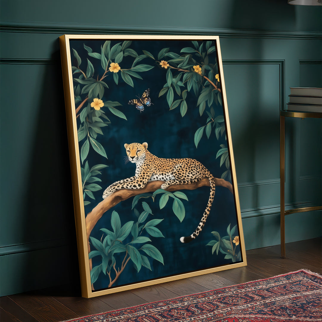 The Velvet Leopard Print Wall Art Moncasso