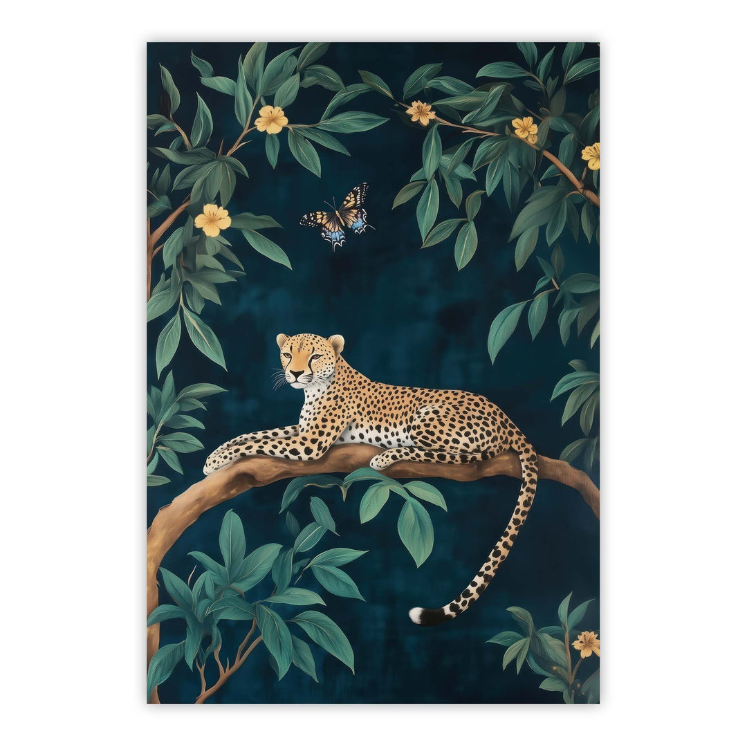 The Velvet Leopard Print Wall Art Moncasso