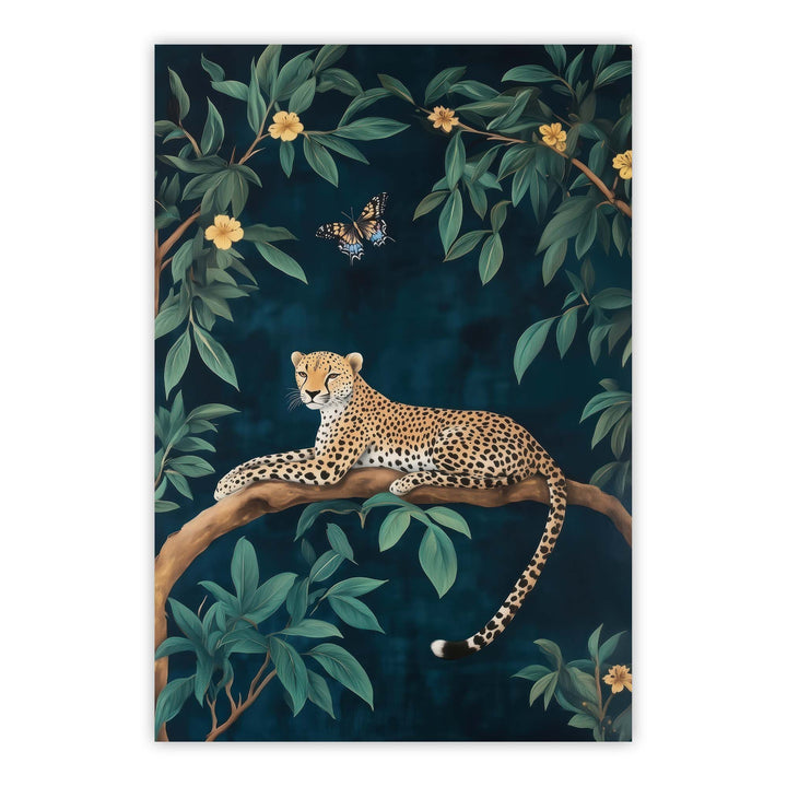 The Velvet Leopard Print Wall Art Moncasso