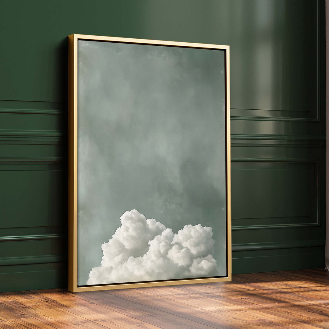 Tranquil Fluffy Cloud Print Wall Art Moncasso