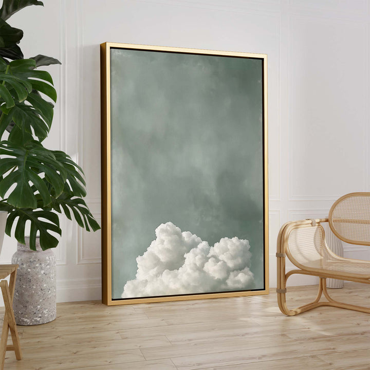 Tranquil Fluffy Cloud Print Wall Art Moncasso