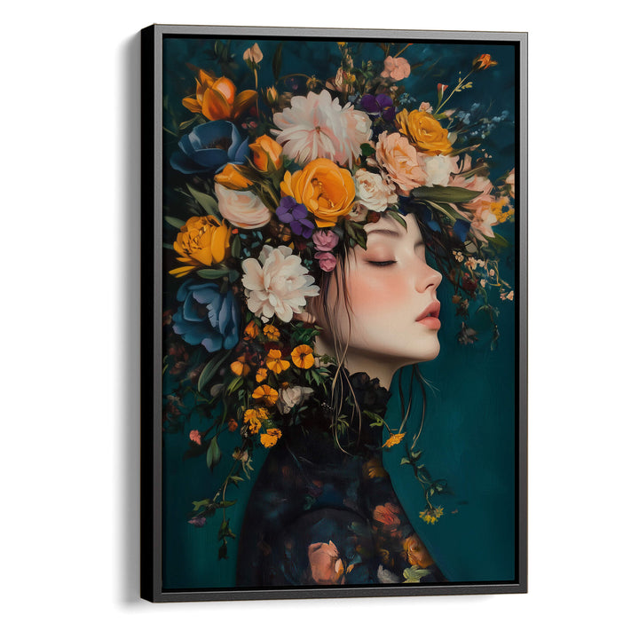 Victorian Flowers No2 Print Wall Art Moncasso