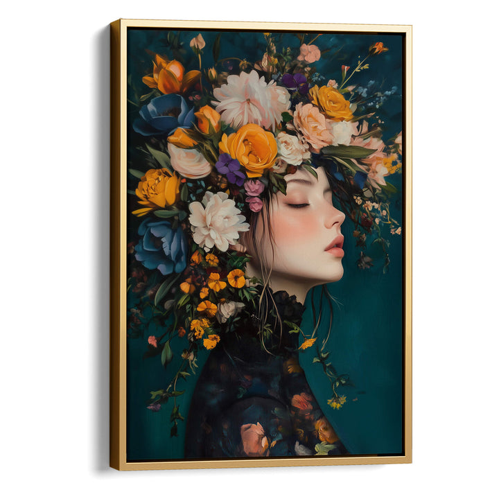 Victorian Flowers No2 Print Wall Art Moncasso
