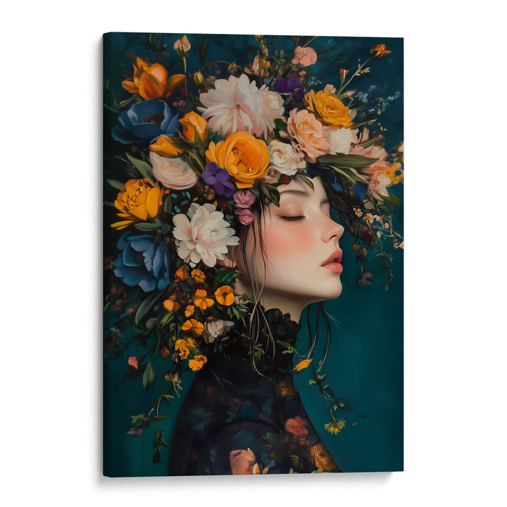 Victorian Flowers No2 Print Wall Art Moncasso