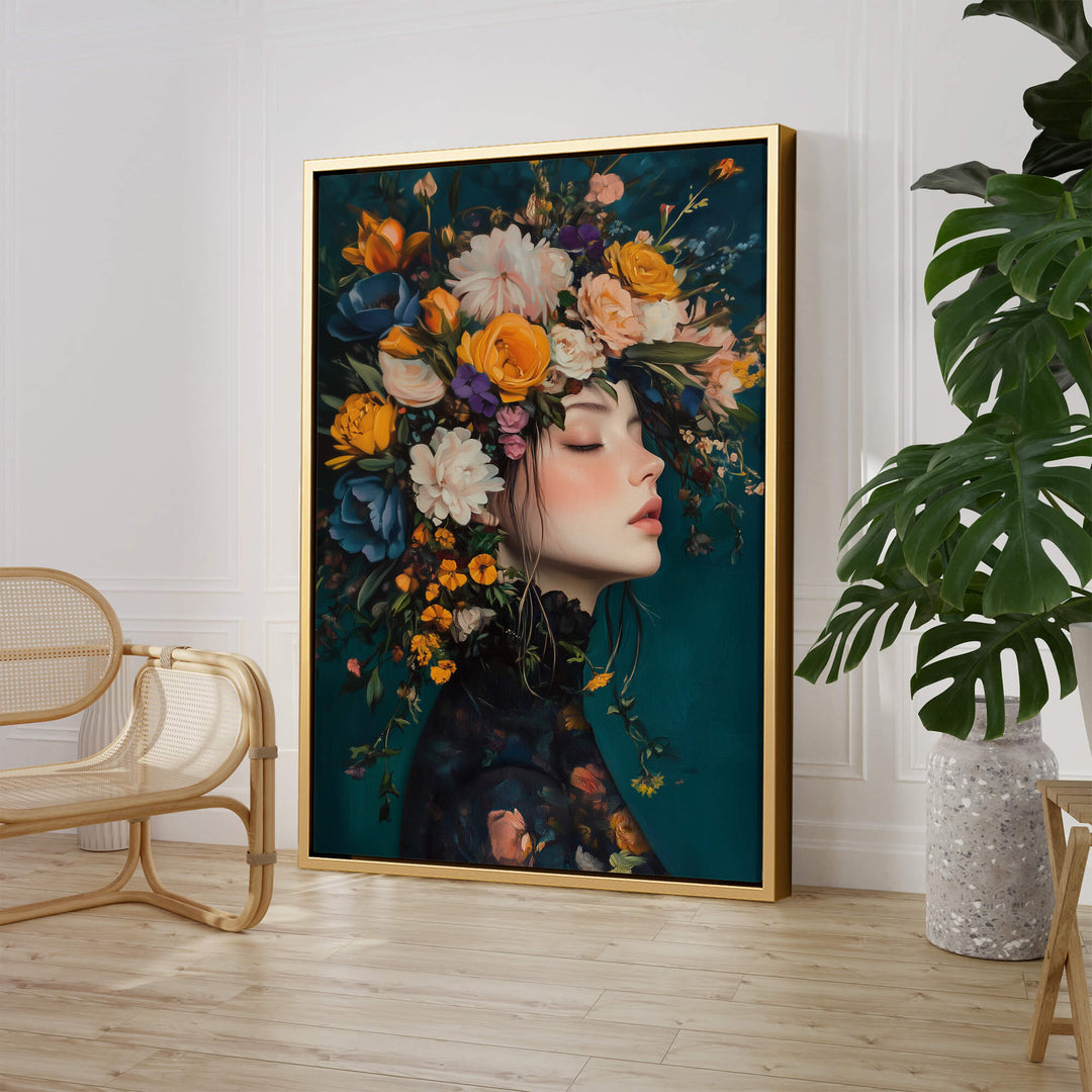 Victorian Flowers No2 Print Wall Art Moncasso
