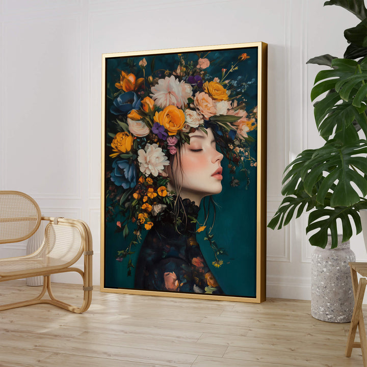 Victorian Flowers No2 Print Wall Art Moncasso