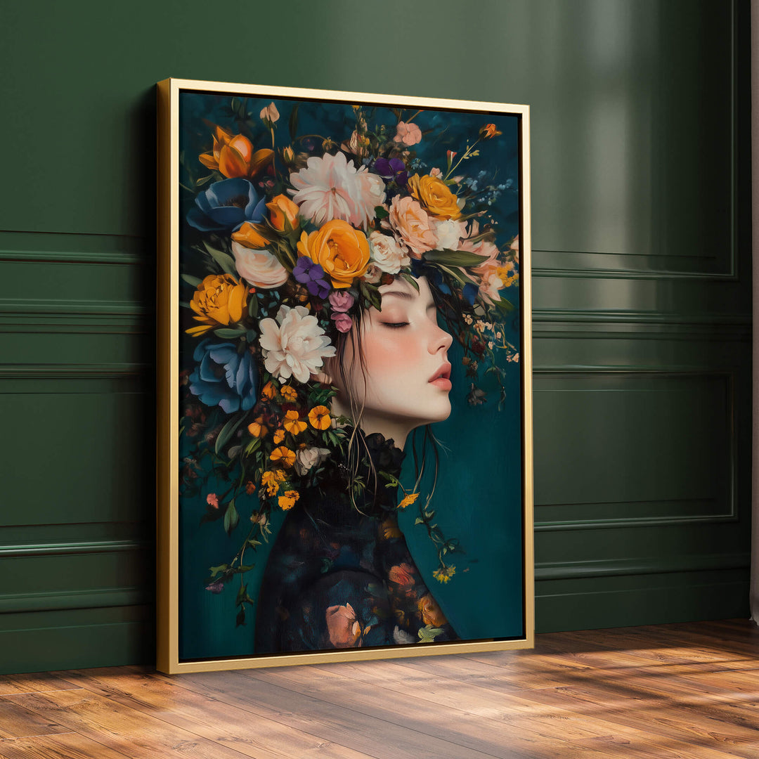 Victorian Flowers No2 Print Wall Art Moncasso