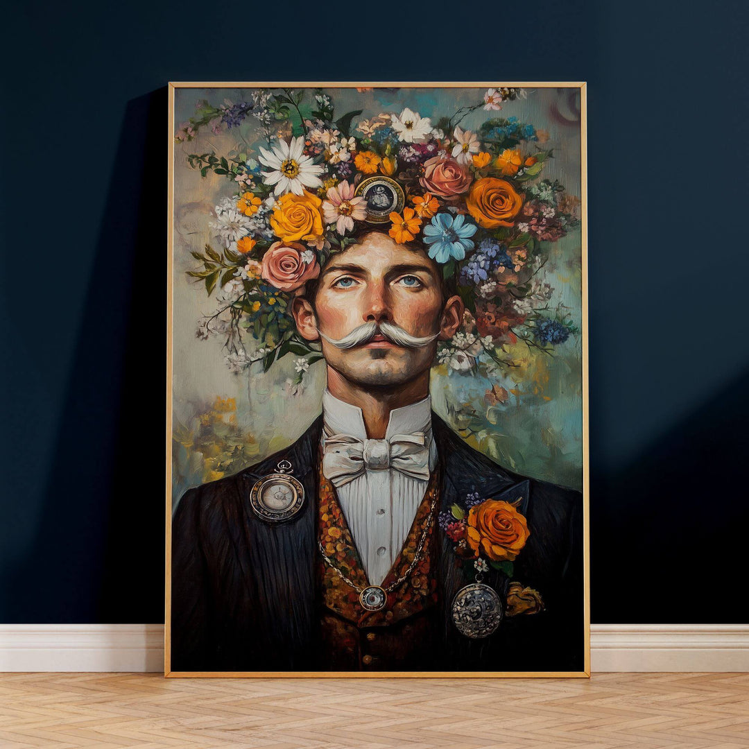 Victorian Gentleman No2 Print Wall Art Moncasso