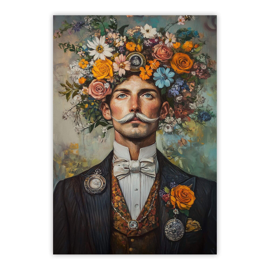 Victorian Gentleman No2 Print Wall Art Moncasso