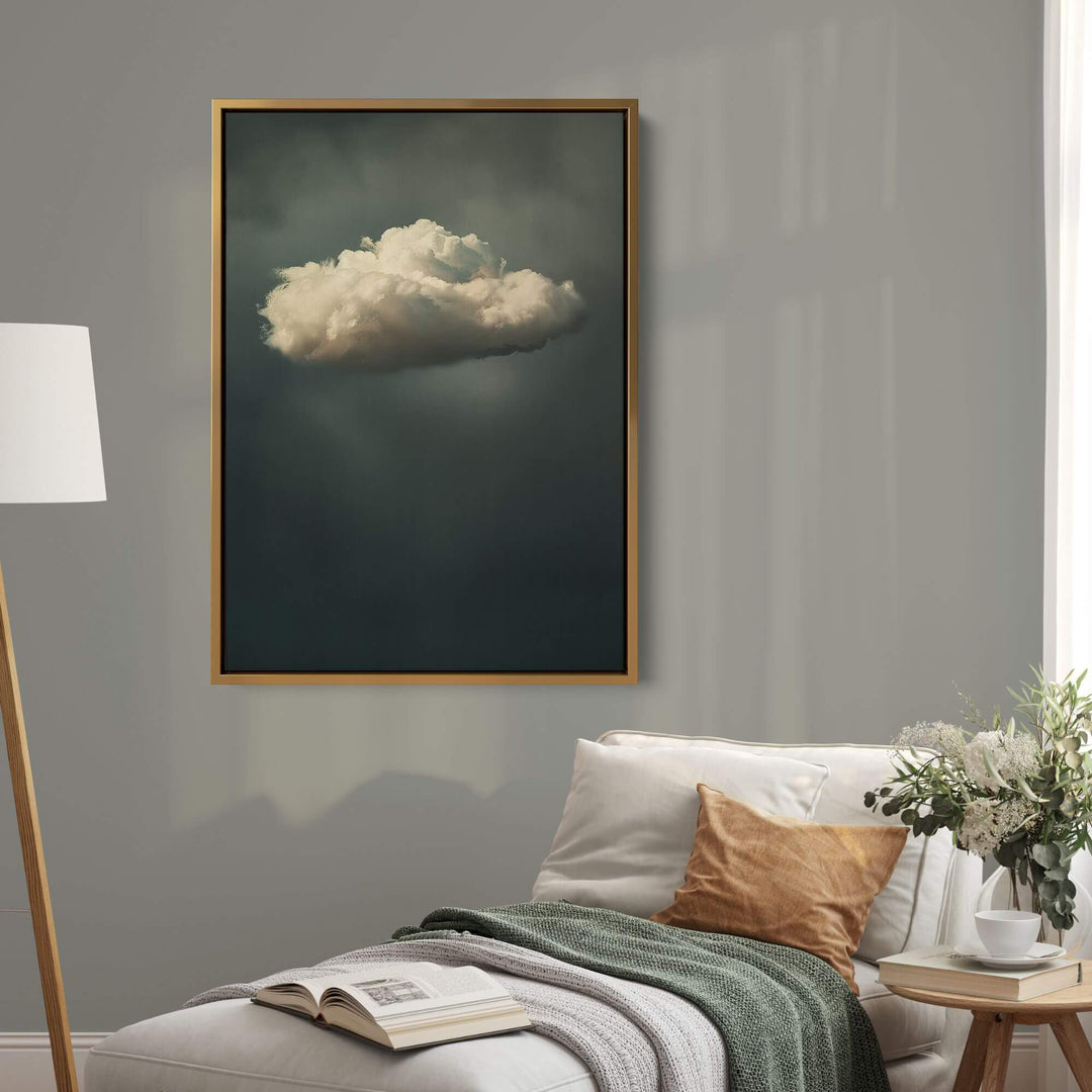 Vintage Cloud Print Wall Art Moncasso