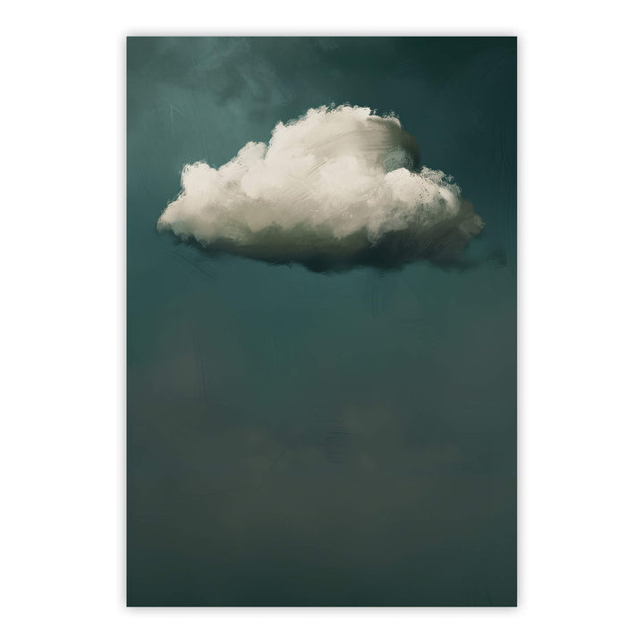 Vintage Cloud No2 Print Wall Art Moncasso