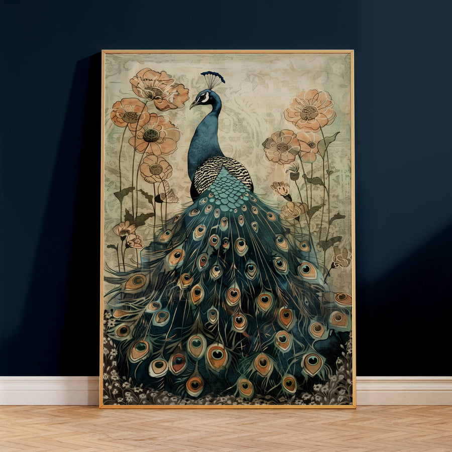 PEACOCK Framed & Mounted Print