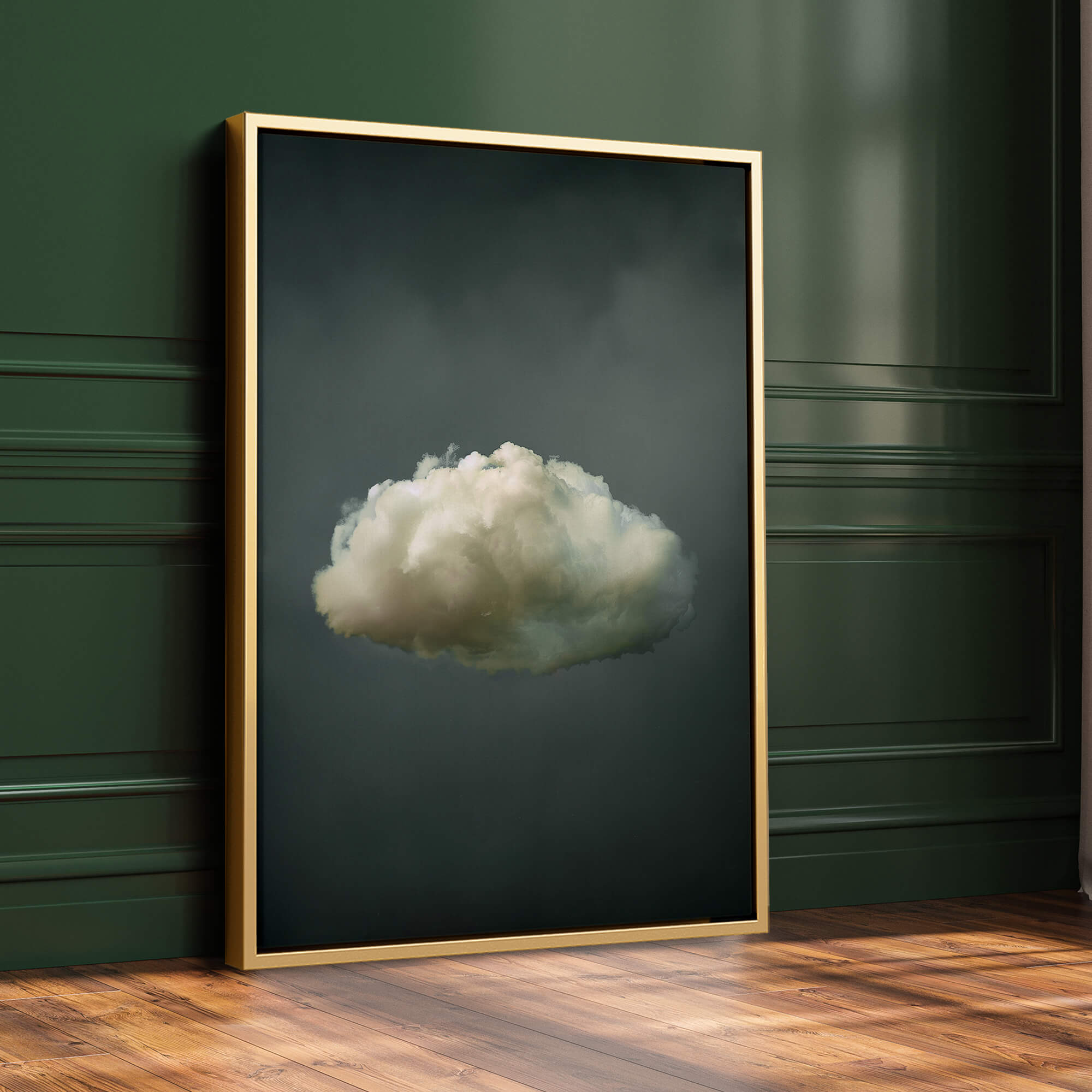 Vintage Cloud No3 Print | Large Canvas Wall Art Print for Bedroom