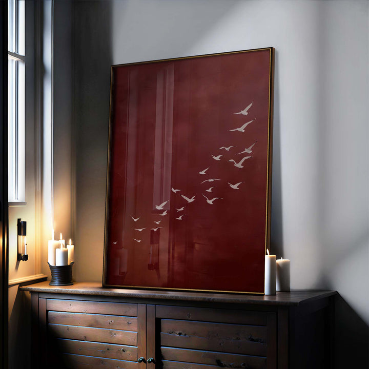 Dance of Wings Print Wall Art Moncasso