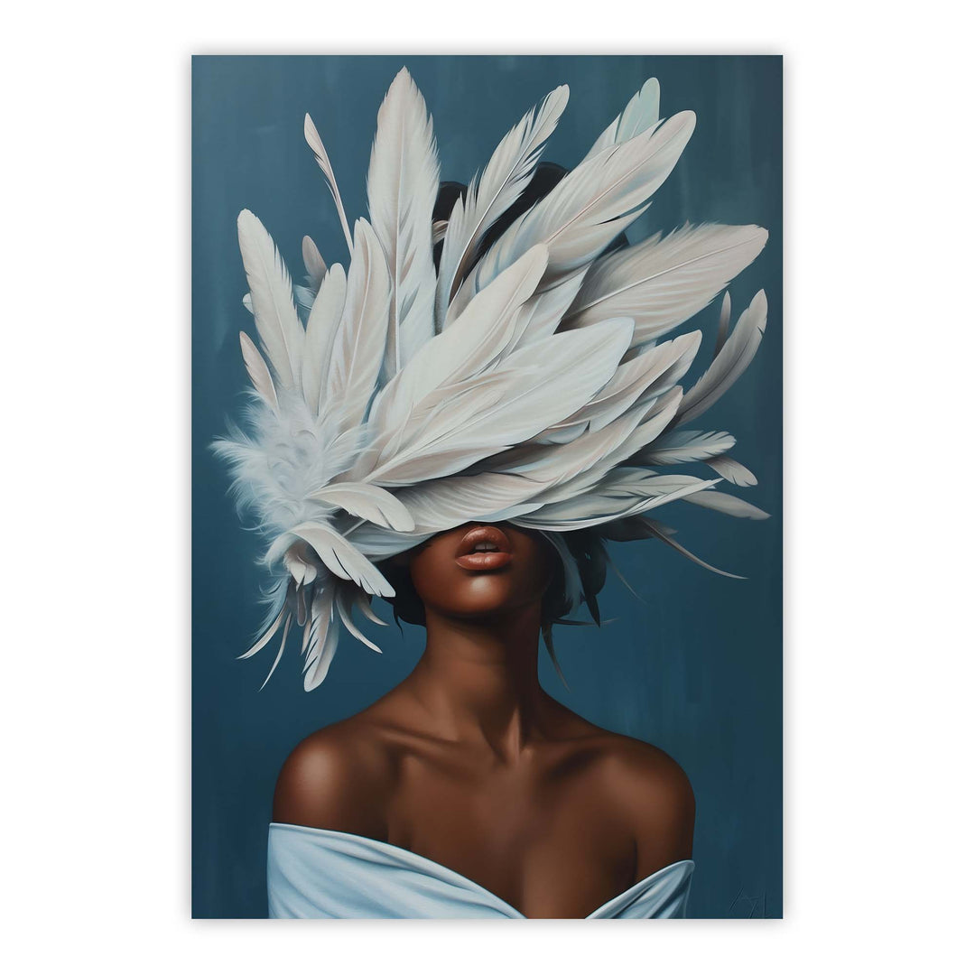 Winged Elegance Print Wall Art Moncasso