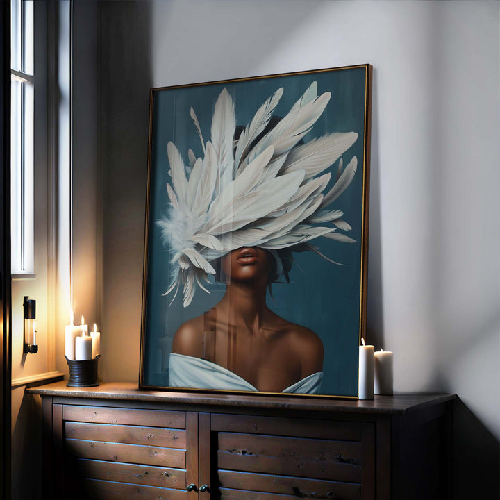 Winged Elegance Print Wall Art Moncasso