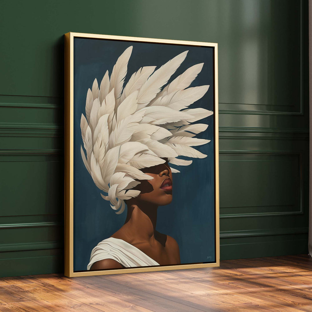 Celeste Noir Print Wall Art Moncasso