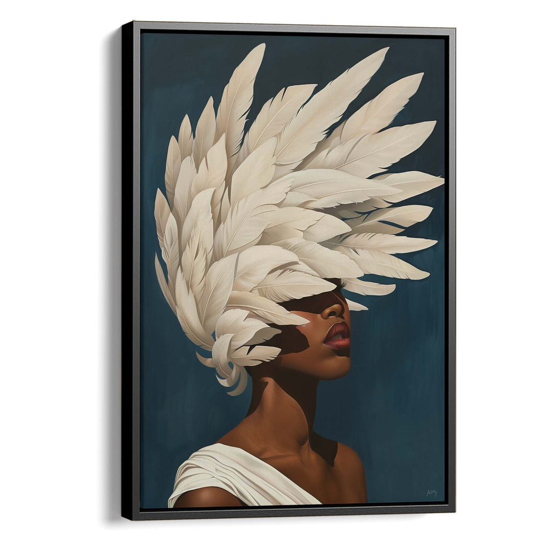 Celeste Noir Print Wall Art Moncasso