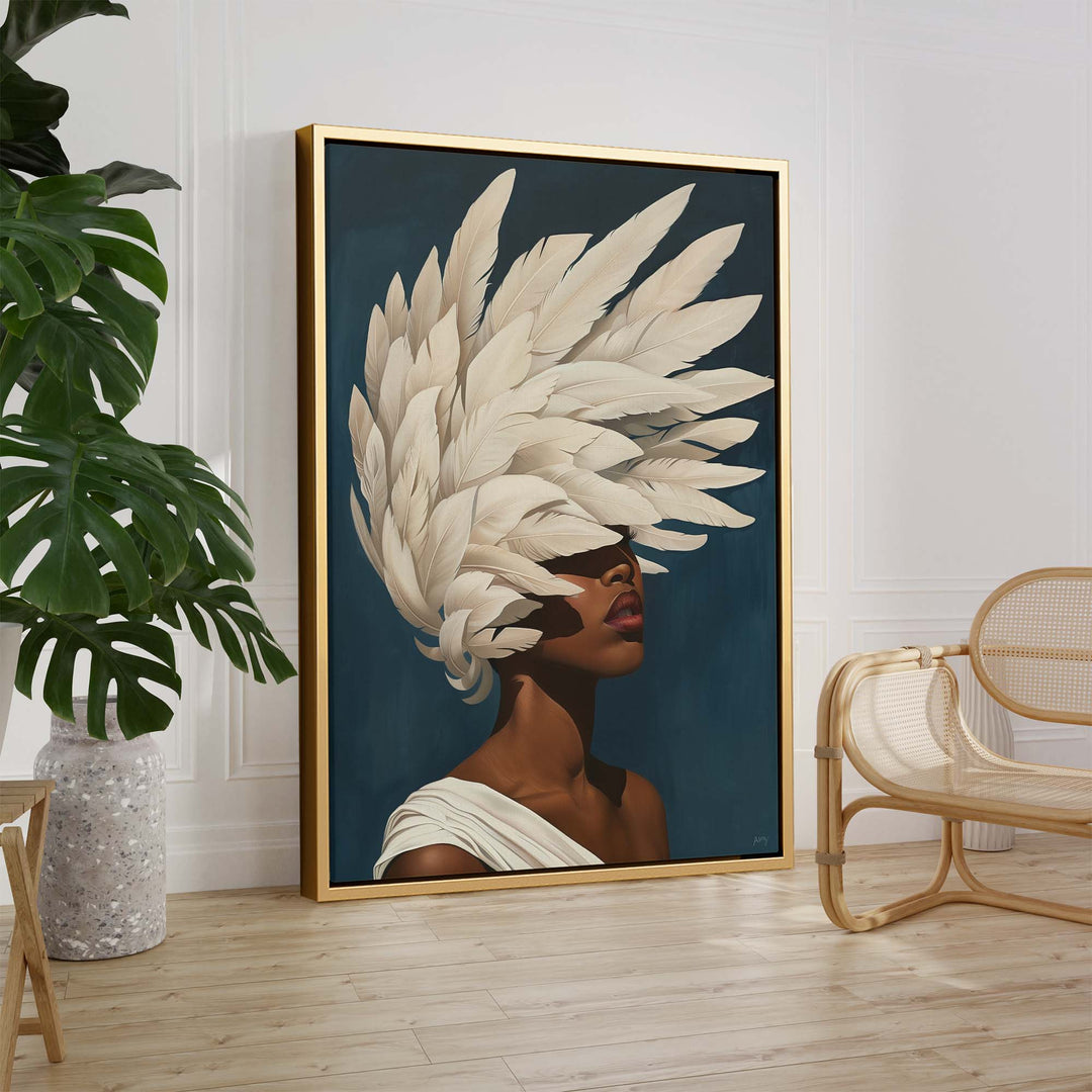 Celeste Noir Print Wall Art Moncasso