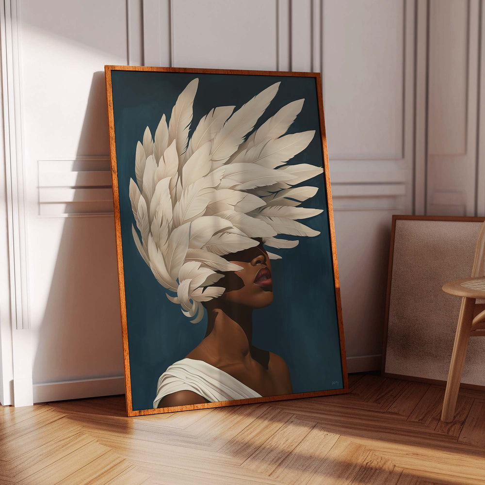 Celeste Noir Print Wall Art Moncasso