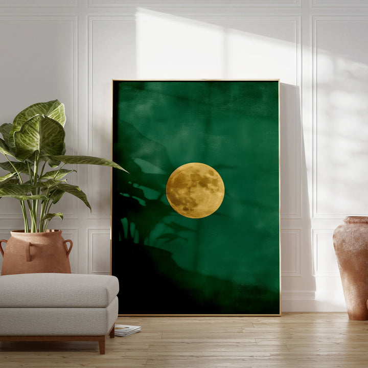 Emerald Moon Wall Art Moncasso