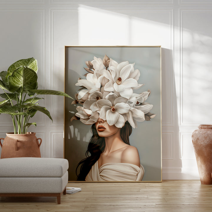 Serenade of Magnolias Print Wall Art Moncasso