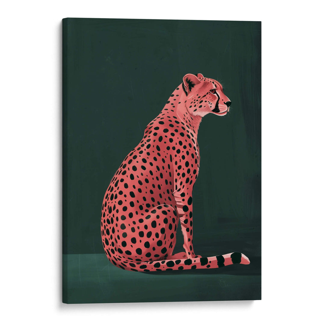 Pink Cheetah Print Wall Art Moncasso